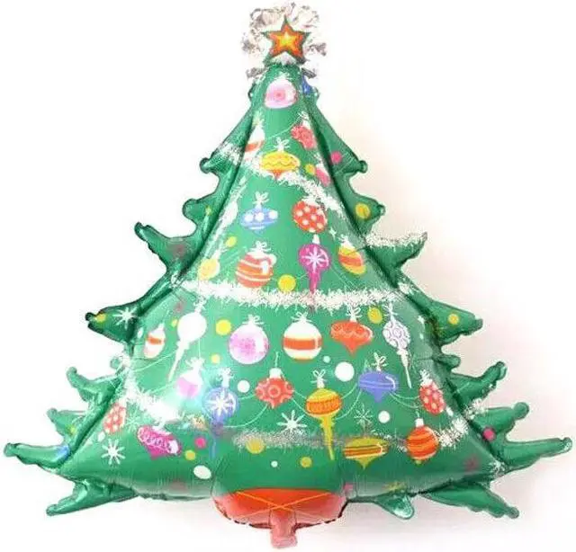 Alt view image 2 of 6 - Christmas Party Decora Set New Year Balloons Santa Tree Claus Snowman Balloons