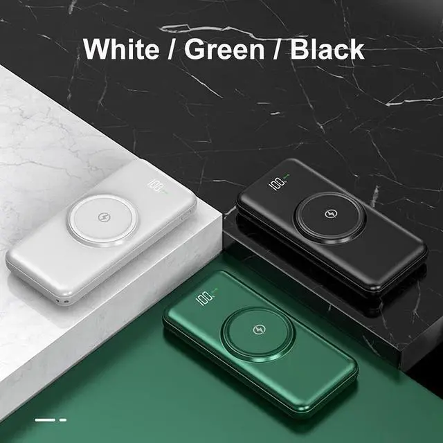 Alt view image 2 of 6 - Qi Wireless Power Bank 900000mAh Backup Portable Charger External Battery Backup