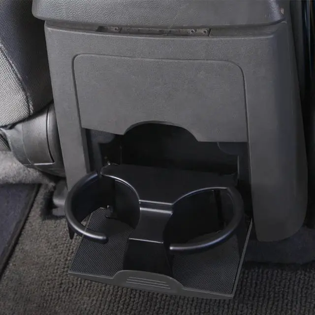 Alt view image 4 of 4 - Cup Holder Insert for 05-12 Pathfinder 05-15 Xterra 05-19 Frontier - Gray