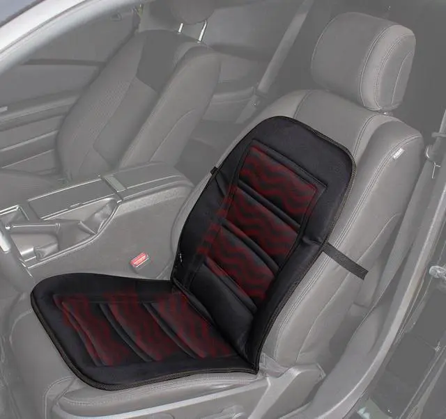 Alt view image 2 of 4 - Heated Car Seat Cover - 12 Volt  Cushion Pad for Warm Heng - Universal Fit