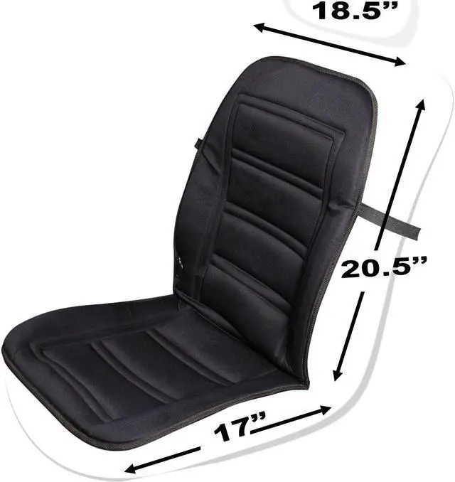 Alt view image 3 of 4 - Heated Car Seat Cover - 12 Volt  Cushion Pad for Warm Heng - Universal Fit