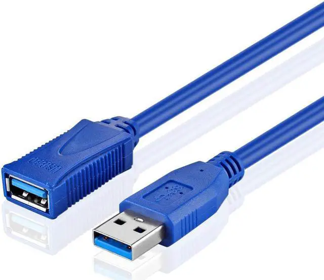 Main image of 1ft USB 3.0 Extension Cable Type A Male to Female Extender Data Cord 30cm