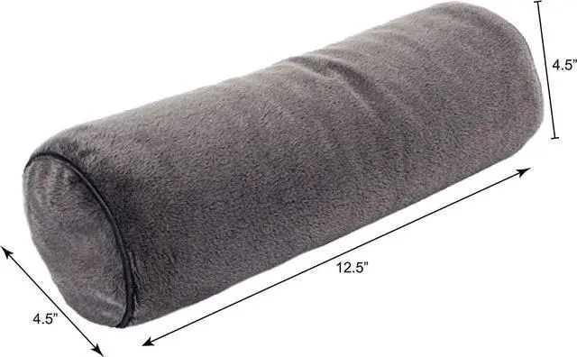 Alt view image 3 of 4 - Neck Roll Pillow, Buckwheat Filling, Soothing Lavender Neck