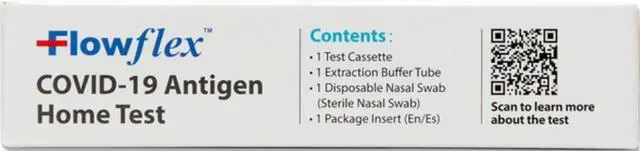 Alt view image 2 of 3 - The Flowflex COVID-19 Antigen Home Test
