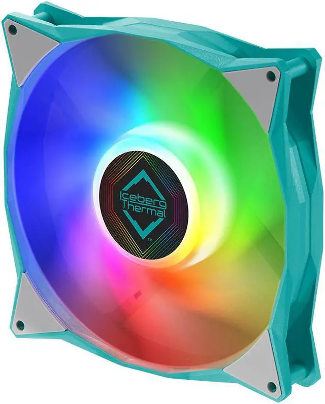 Main image of Iceberg Thermal IceGALE ARGB 140mm PWM Case Fan (Teal)