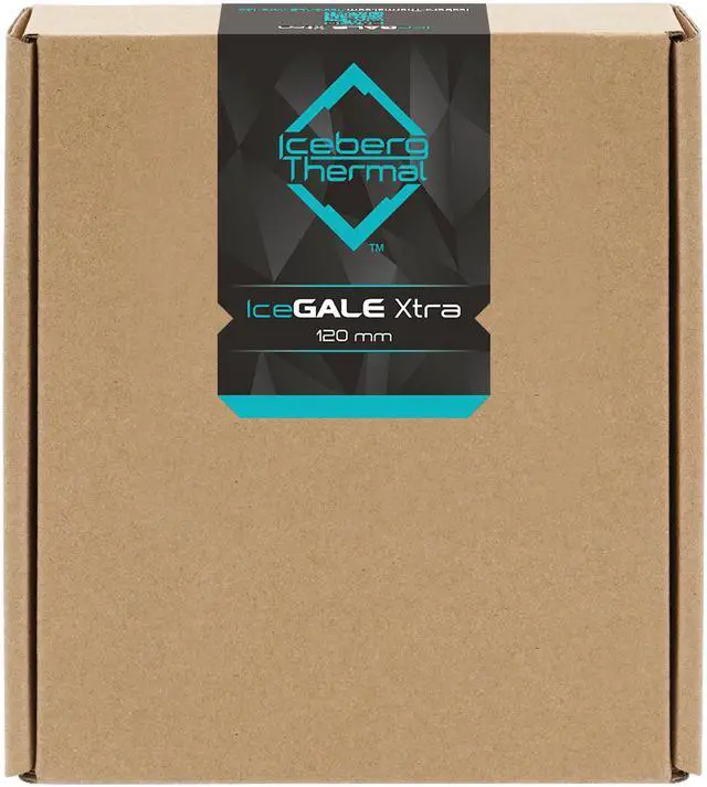 Alt view image 5 of 6 - Iceberg Thermal IceGALE Xtra 120mm PWM High Performance Case Fan (Teal)