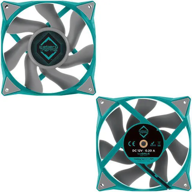 Alt view image 4 of 7 - Iceberg Thermal IceSLEET X7 Dual Intel & AMD Cooler 7 Heat Pipe Nickel Plating ARGB Dual Tower