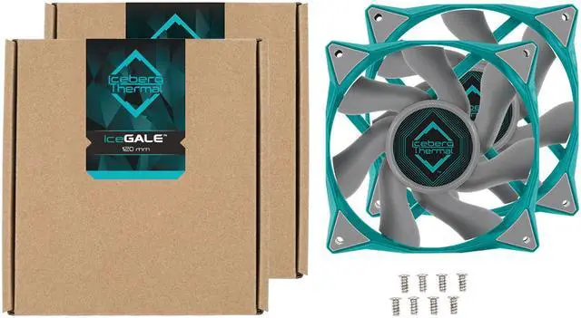 Alt view image 7 of 7 - Iceberg Thermal IceSLEET X7 Dual Intel & AMD Cooler 7 Heat Pipe Nickel Plating ARGB Dual Tower