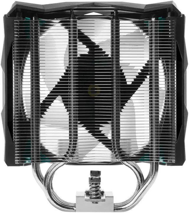 Alt view image 5 of 7 - Iceberg Thermal IceSLEET G4 OC CPU Air Cooler 4 Nickel-Plated Heatpipes with ARGB 120mm PWM Fan for Intel and AMD (BLACK) LGA 1700 AM5 Compatible