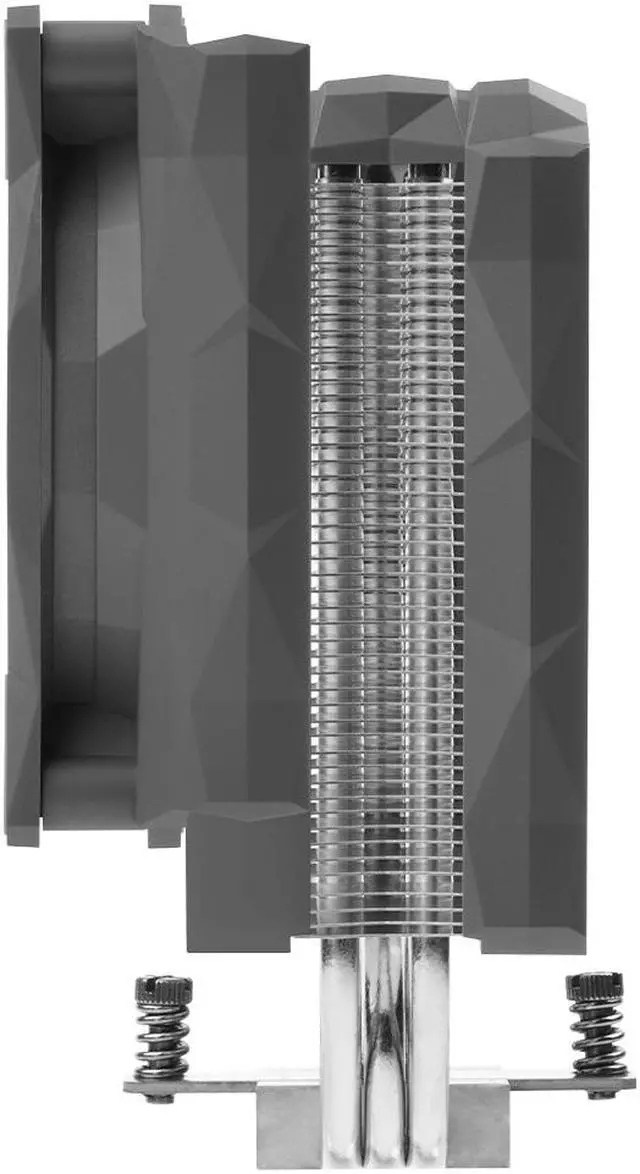 Alt view image 3 of 7 - Iceberg Thermal IceSLEET G3 CPU Air Cooler 3 Nickel-Plated Heatpipes with 120mm PWM Fan for Intel and AMD LGA 1700 AM5 Compatible
