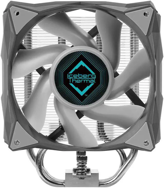 Alt view image 2 of 7 - Iceberg Thermal IceSLEET G3 CPU Air Cooler 3 Nickel-Plated Heatpipes with 120mm PWM Fan for Intel and AMD LGA 1700 AM5 Compatible