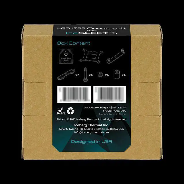 Alt view image 5 of 7 - Iceberg Thermal LGA 1700 Mounting Kit (G-Series Kit)