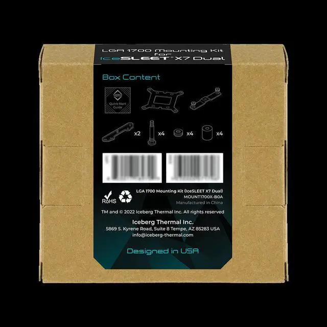 Alt view image 7 of 7 - Iceberg Thermal LGA 1700 Mounting Kit (X7)