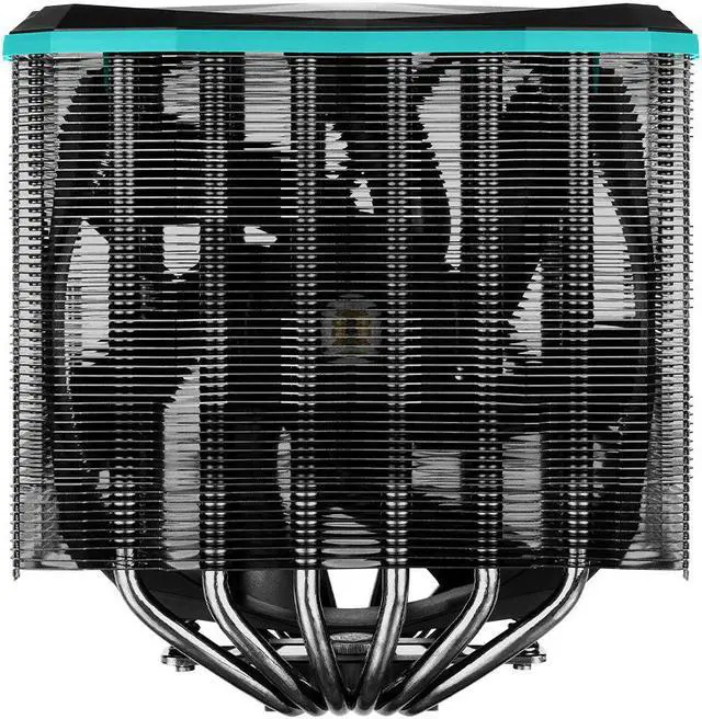 Alt view image 3 of 7 - Iceberg Thermal IceSLEET G6 Stealth Black-Nickel Plated 6 Direct Touch Heatpipe, with Ultra Silent 140mm fan Premium Hybrid CPU Cooler LGA 1700 & AM5 Compatible