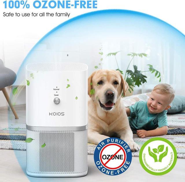 KOIOS Air Purifier for Home, Small Air Purifiers with True HEPA Filter