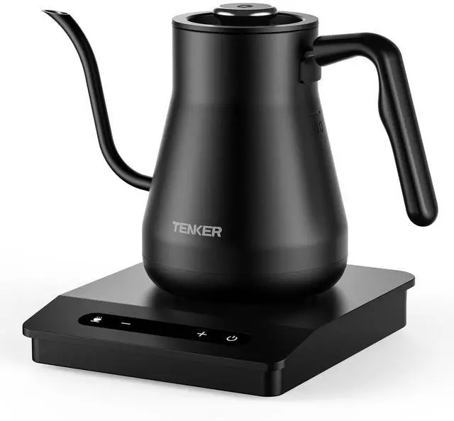 Main image of TENKER Electric Gooseneck Kettle Gooseneck Pour Over Coffee Tea Kettle 1200W Temperature Control Rapid Boil in 3-5 minutes Keep Warm