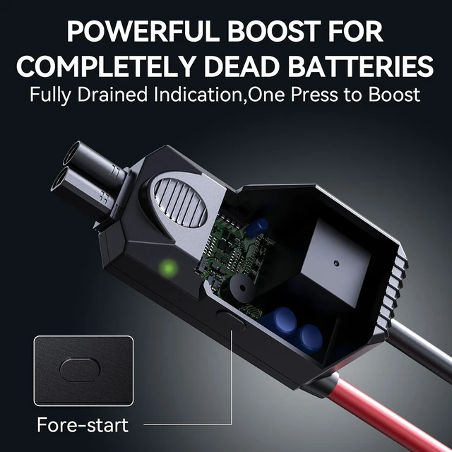 Alt view image 5 of 7 - S ZEVZO ET05 Jump Starter 5000A Portable Car Jump Starter Battery Pack (7.2L Gas/ 5.5L Diesel), 51.8Wh 12V Jump Box with USB Ports, LCD Display and 3 Modes Flashlight