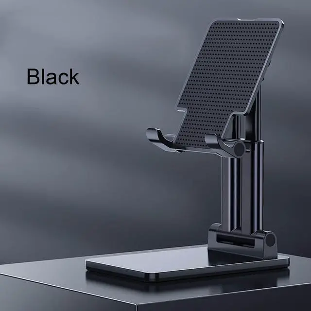 Alt view image 2 of 7 - Desktop Tablet Mobile Phone Holder Stand Angle Height Adjustable Foldable Cell Phone Stand Compatible with All Mobile Phone/Tablet PC