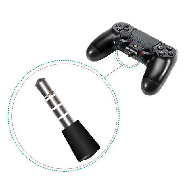 Alt view image 5 of 7 - Bluetooth Receiver Wireless Headset Headphone Adapter with Mic Bluetooth 4.0 Dongle USB Adapter USB Dongle for PS4 Black