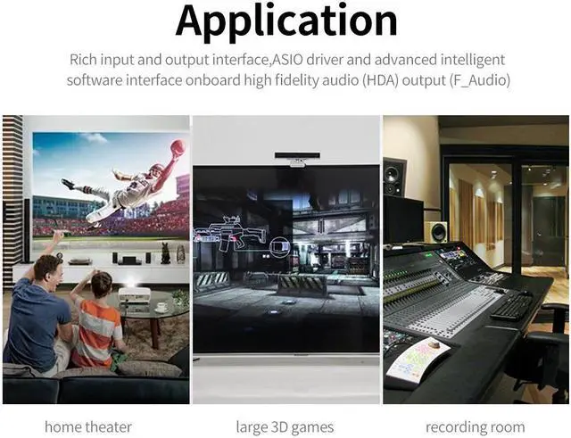Alt view image 3 of 7 - PCIE 7.1 Channel Sound Card Stereo Surround Sound Built-in CM8828 Chip 8 Channel Sound Output Audio Sound Card