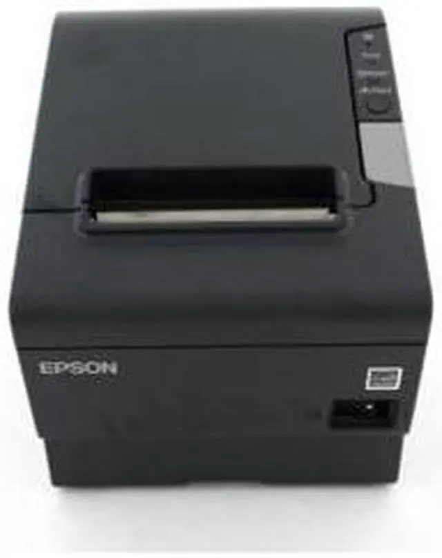 Alt view image 2 of 4 - TM-T88V 3" Single-station Thermal Receipt Printer, USB, Serial, Dark Gray - C31CA85084