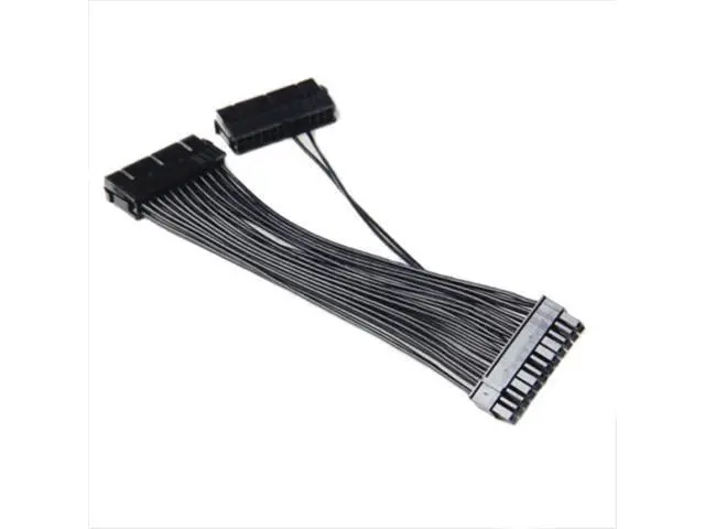 Alt view image 5 of 7 - 24-pin To Dual 24-pin ATX Power Supply Connector Splitter Dual-PSU ATX adapter