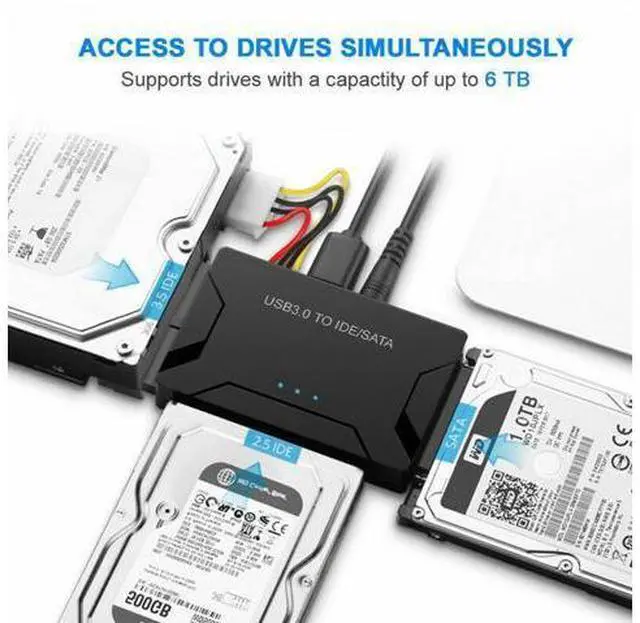 Main image of 3.0 to IDE | SATA Converter USB External Hard Drive Adapter Kit 2.5"/3.5" Cable