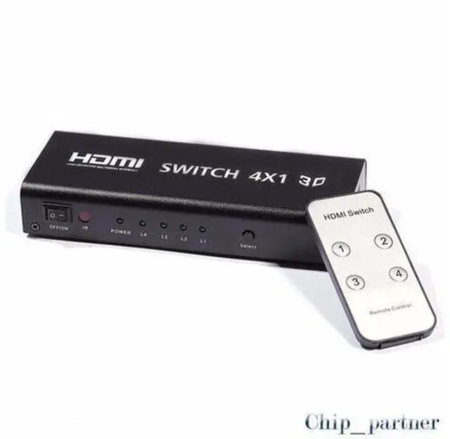 Main image of 4K*2K HDMI Converter Splitter 4 in 1 out Digital Optics Audio Splitter 3D Video