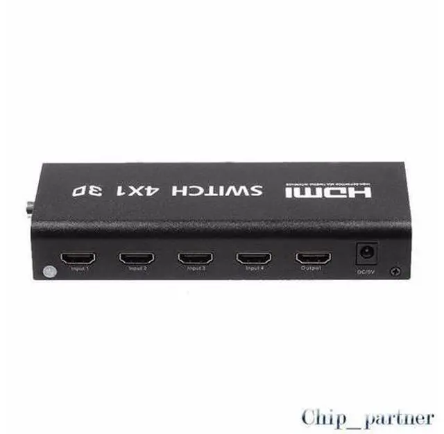 Alt view image 3 of 7 - 4K*2K HDMI Converter Splitter 4 in 1 out Digital Optics Audio Splitter 3D Video