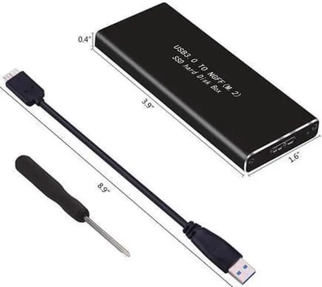 Alt view image 3 of 7 - Wanmingtek M.2 to USB Adapter, B/B+M Key M.2 SSD Adapter USB 3.0, USB3.0 to 2230 2242 2260 2280 M2 SSD Drive Adapter, NGFF Converter SSD Reader Card