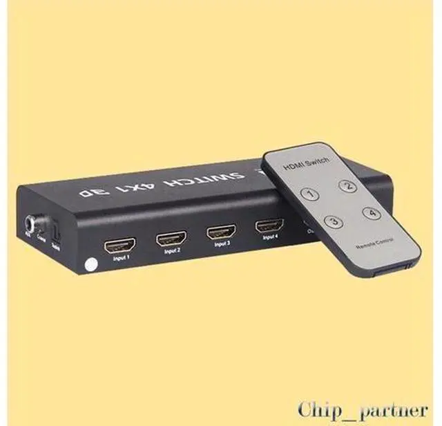 Alt view image 2 of 7 - 4K*2K HDMI Converter Splitter 4 in 1 out Digital Optics Audio Splitter 3D Video