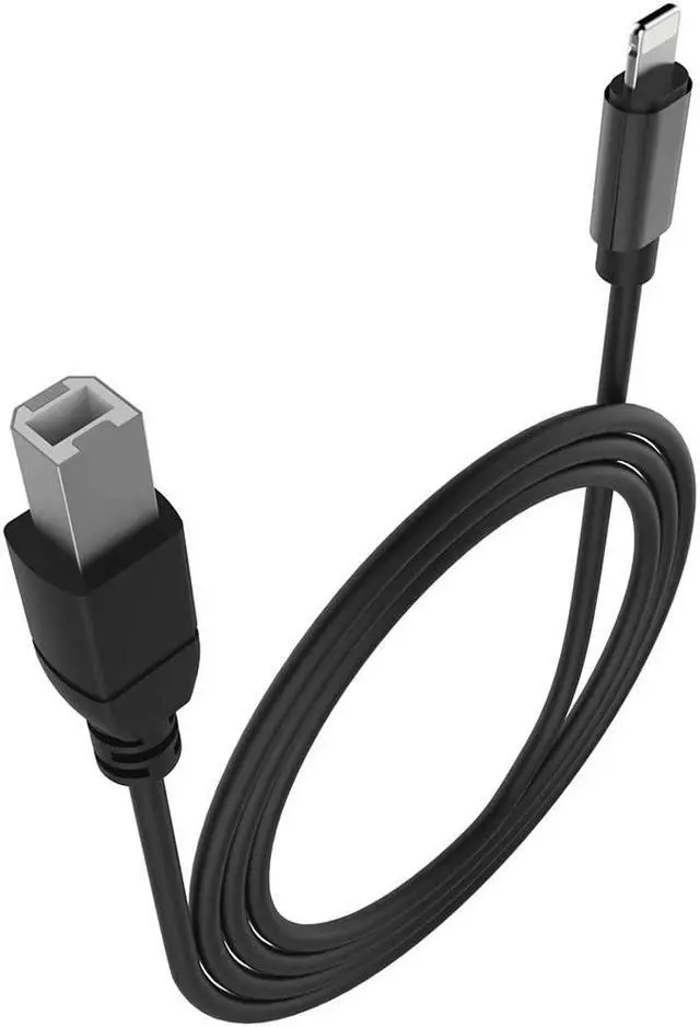 Main image of MIDI for iPhone Cable, OTG USB 2.0 Type B Converter Cord Compatible with iOS Devices to Midi Controller, Midi Keyboard, Recording Audio Interface, Electronic Music Instrument USB Microphone 3.3ft