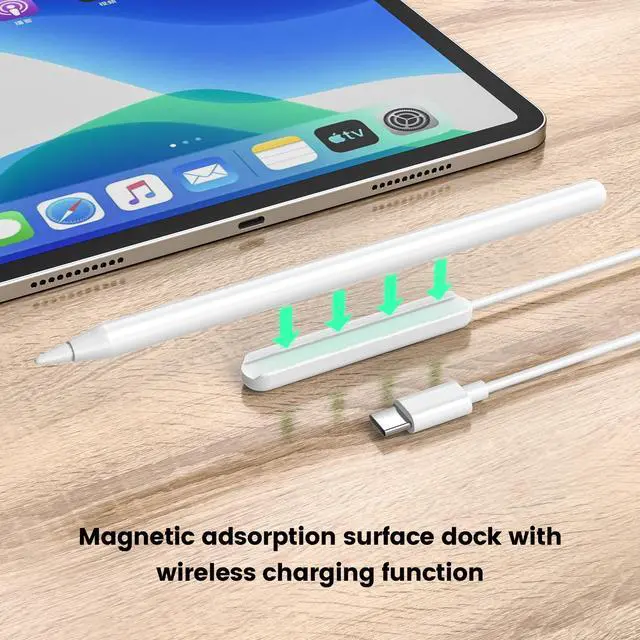 Alt view image 6 of 6 - MOSAG Stylus Pen Charging Cable Pencil Charger Compatible with Apple Pencil 2nd Generation Only Stylus Charging Cord Save Your Ipad Battery
