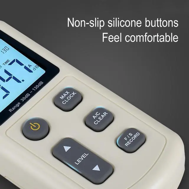 Alt view image 6 of 7 - Digital Sound Level Meter Tester Decibel Noise Meter GM1356 Handheld Voice