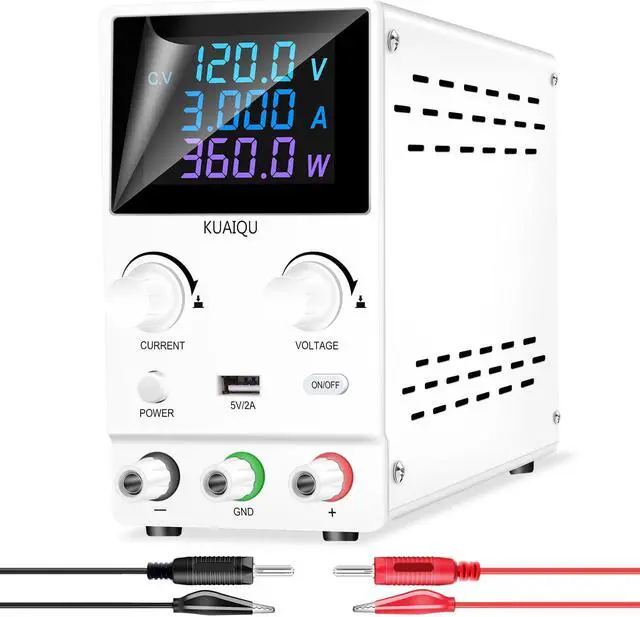Main image of KUAIQU SPPS-B1203D 120V 3A Temperature Controlled Fan Dc Switching Programmable Power Supply Factory Test Repair Mobile Phone PCB DC Power Supply White