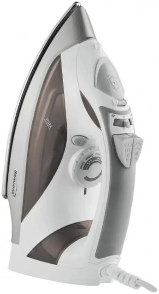Alt view image 2 of 13 - Brentwood (MPI-90W) Steam Iron With Auto Shut-OFF (White)