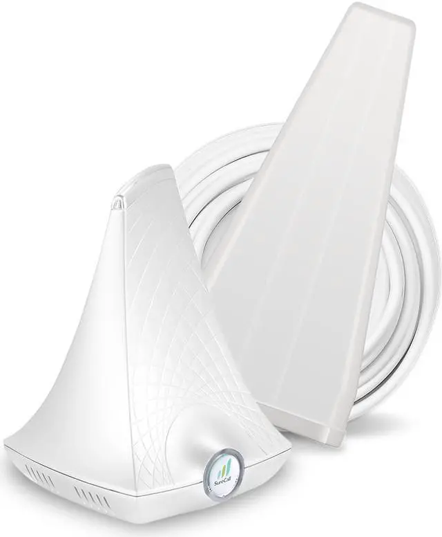 Alt view image 9 of 11 - SureCall FlareDB+ Cell Phone Signal Booster for Working from Home | Boosts Verizon, AT&T, T-Mobile | Integrated Indoor Antenna for Easy Install | Covers up to 3500 sq ft, White (SC-FlareDB)