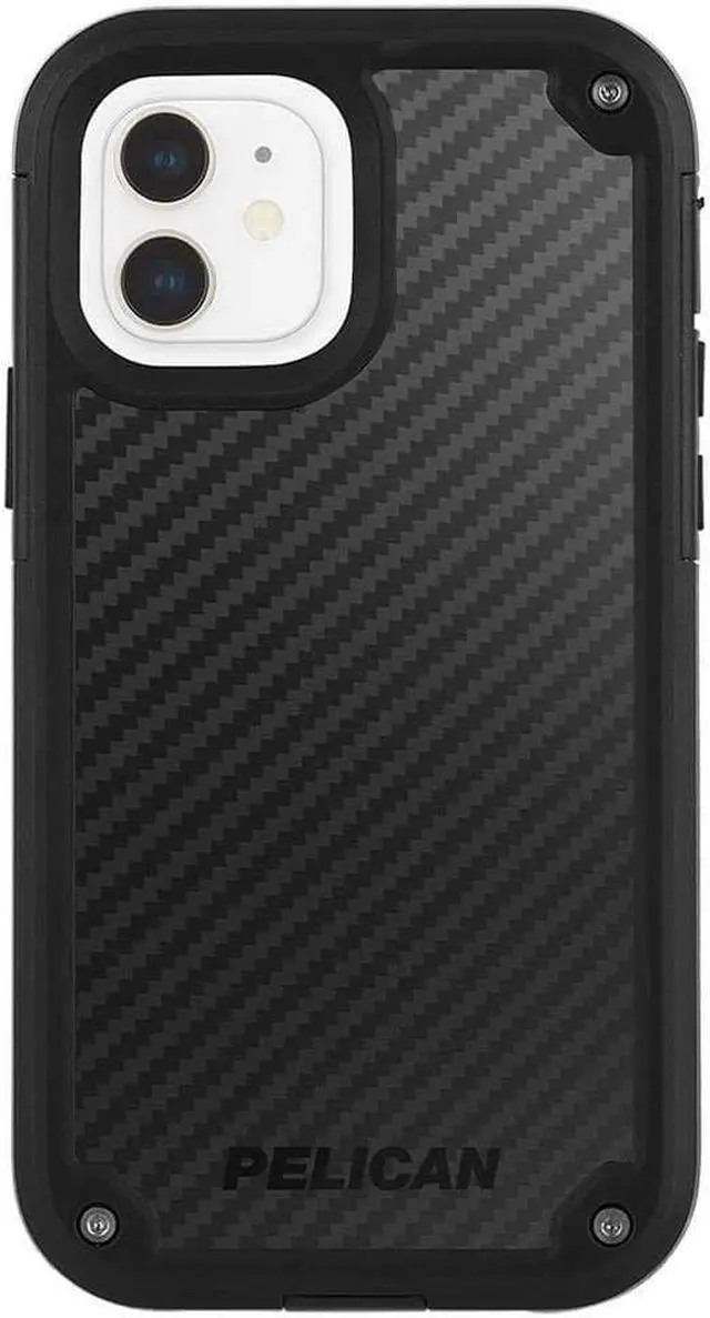 Main image of Pelican Kevlar Shield Case + Holster - iPhone 12 mini - Black