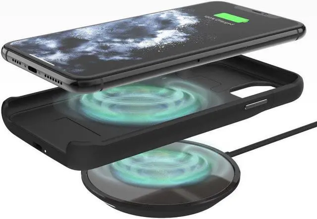 Alt view image 5 of 12 - mophie Juice Pack Access - Ultra-Slim Wireless Charging Battery Case - Made for Apple iPhone 11 Pro Max - Black
