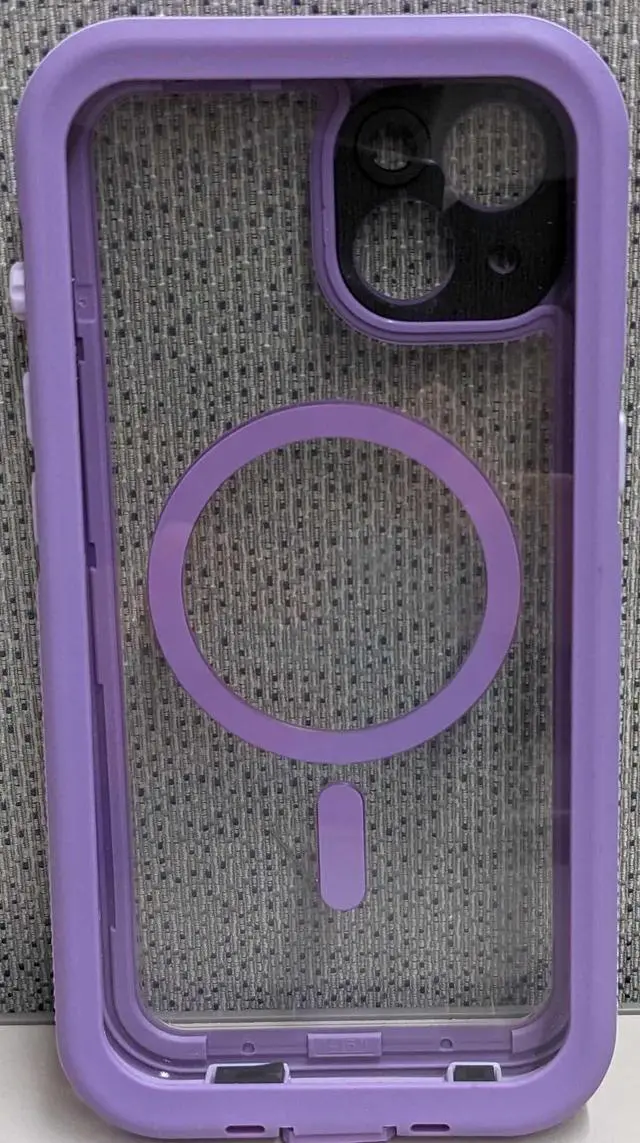 Alt view image 2 of 2 - Body Glove Tidal Waterproof Case with Magsafe for Apple iPhone 14 Pro - Lavender