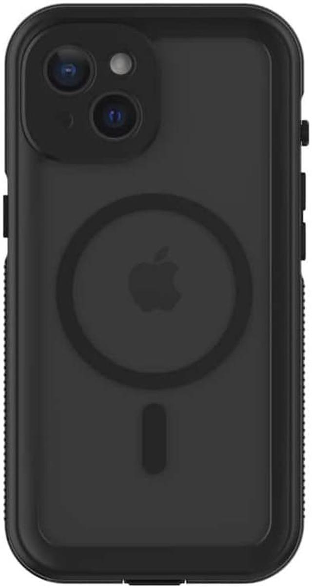 Alt view image 2 of 5 - Body Glove Tidal Waterproof Case with Magsafe For iPhone 14 - Clear/ Black