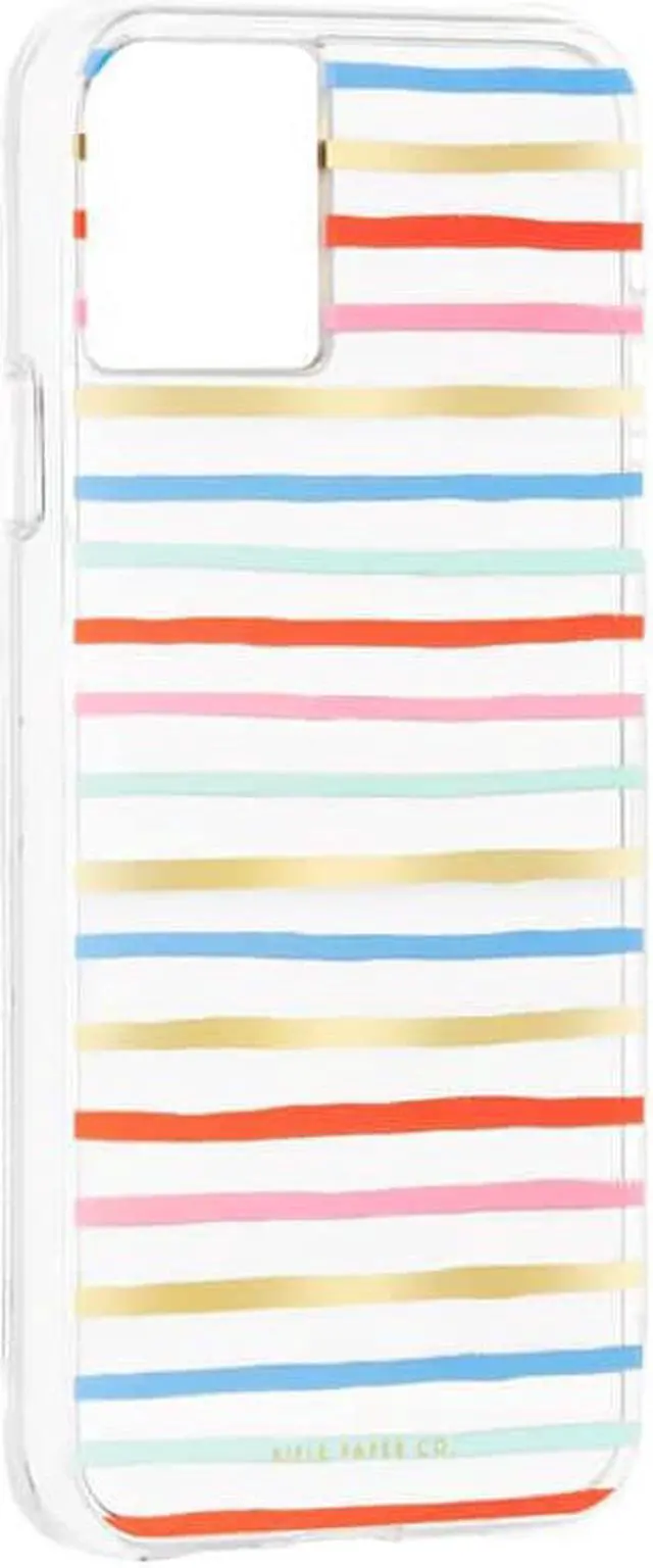 Main image of Rifle Paper Co. Happy Stripes Case For iPhone 11/iPhone XR - Multi