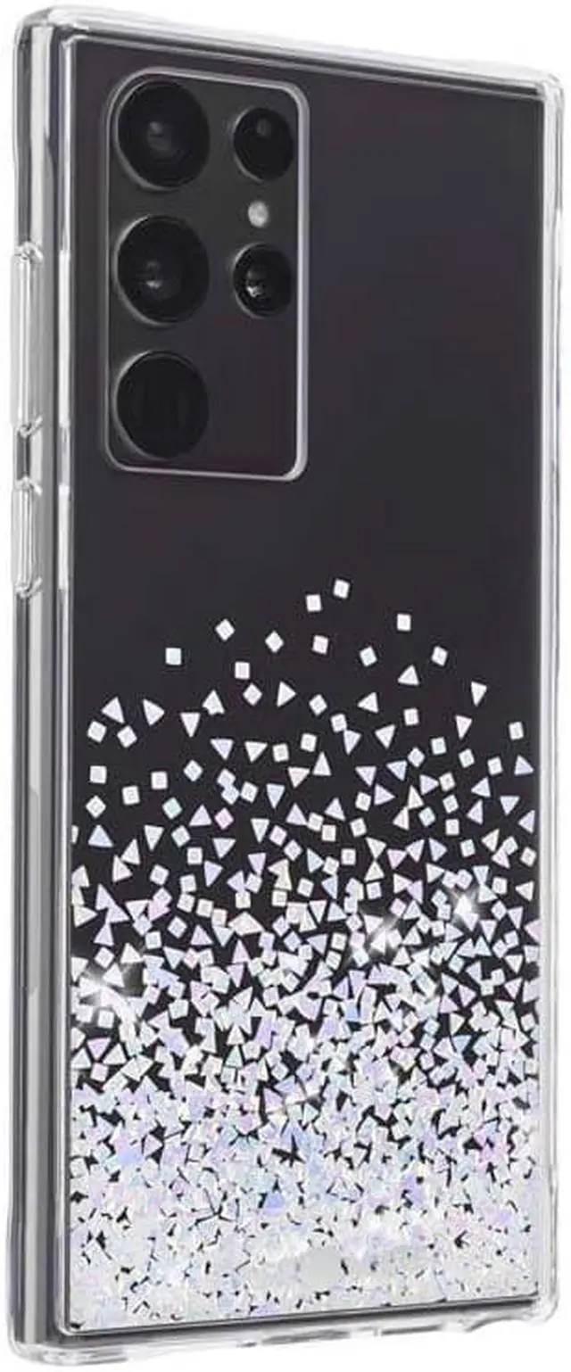 Alt view image 2 of 3 - Case-Mate Twinkle Diamond Ombre Case For Samsung Galaxy S22 Ultra- Clear