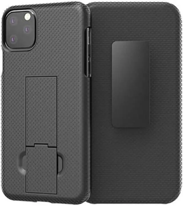 Alt view image 2 of 2 - Verizon Shell Holster Combo case for iPhone 11 Pro Max - Black