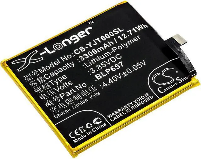 Main image of Battery Replacement for Oneplus 6 Dual SIM Global TD-LTE 6 Dual SIM TD-LTE A6000 A6003 6 Dual SIM Global 6 6 Dual SIM BLP657