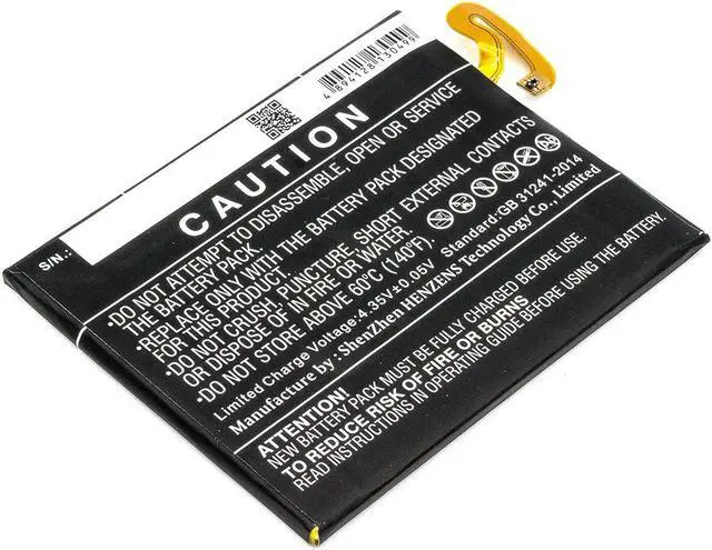 Alt view image 4 of 5 - Battery Replacement for LG H873U H871 US997U AS993 VS988G VS988P H870S VS988 G600KR G600S G600LR VS988T H873 G600SP H870I VS988B H870DS H870U G600SR G600KP G6 TD-LTE G600LP H870DSU BL-T32 EAC63438701