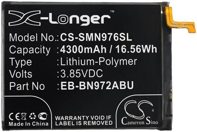 Alt view image 3 of 4 - Battery Replacement for Samsung SC-01M SM-N976V Galaxy Note 10+ SM-N976N Galaxy Note 10+ 5G SM-N975D SM-N976U Galaxy Note 10 Plus SM-N975W SM-N975U SM-N975U1 GH82-20814A EB-BN972ABU EB-BN972ABUL