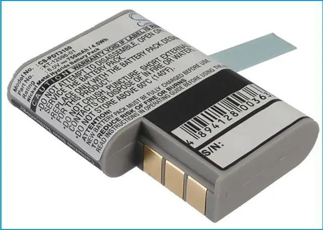 Alt view image 2 of 6 - 750mAh KT-12596-01 Battery for SYMBOL PDT 3100, 3110, 3120, 3140