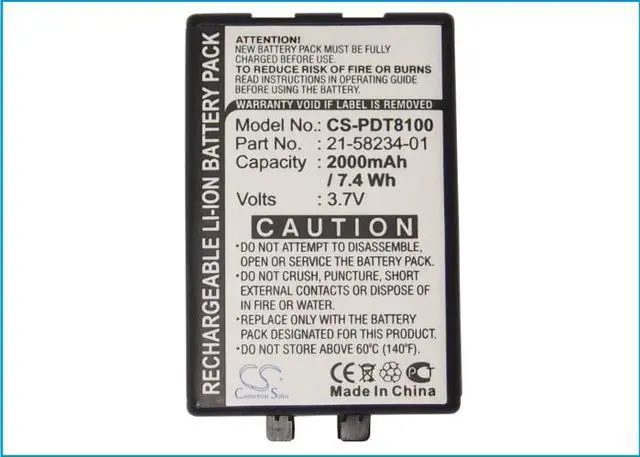 Alt view image 9 of 16 - 7.4V 2200mAh Li-ion Battery for Symbol MC9000, MC909X-K, MC9090-K, MC909, MC9060-K, MC9050, MC9000-K, RD5000 Mobile RFID