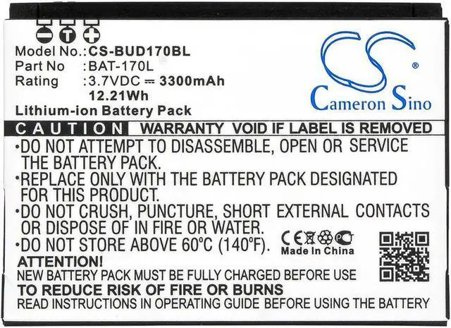 Alt view image 5 of 5 - Battery Replacement for Bluebird Pidion BM-170 Pidion BM-170 Semi-Rugged BAT-170L